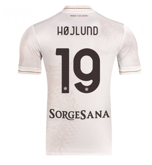 SSC Napoli Rasmus Hojlund #19 Bortedrakt 2025-26 Korte ermer SSC Napoli Rasmus Hojlund #19 Bortedrakt 2025-26 Korte ermer